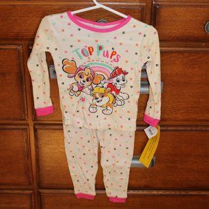 Paw Patrol Girls Size 2T Snug PJ's